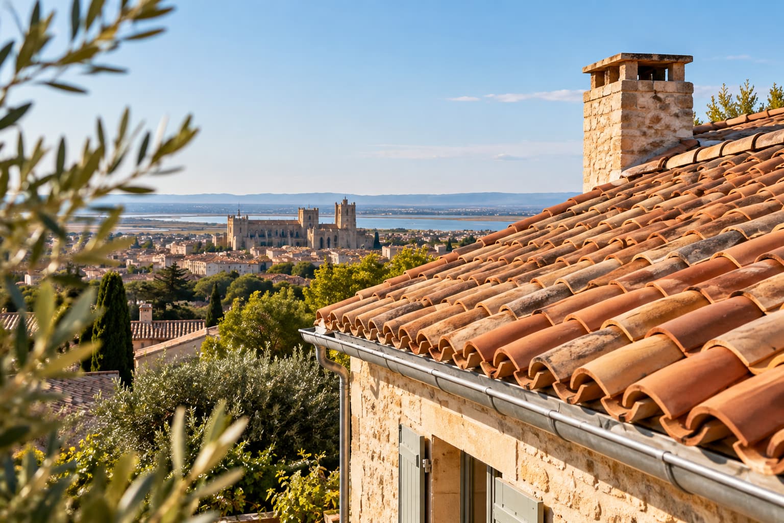 Toiture en tuiles à Narbonne